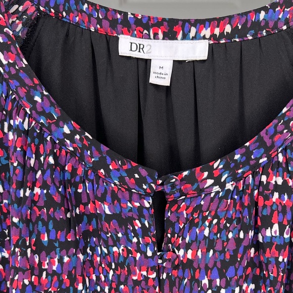 DR2 Daniel Rainn Women’s Multicolor Pattern Dress elastic waist - Medium - Picture 2 of 9